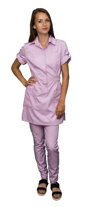 Униформа медицинская розовая Скарлетт